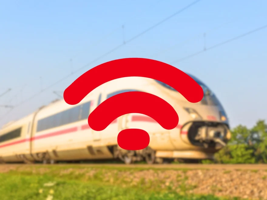 WLAN im ICE der Deutschen Bahn